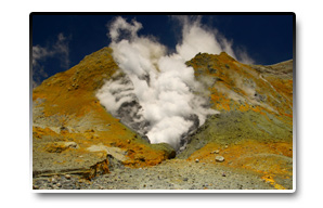 Nový Zéland - Sopka White Island