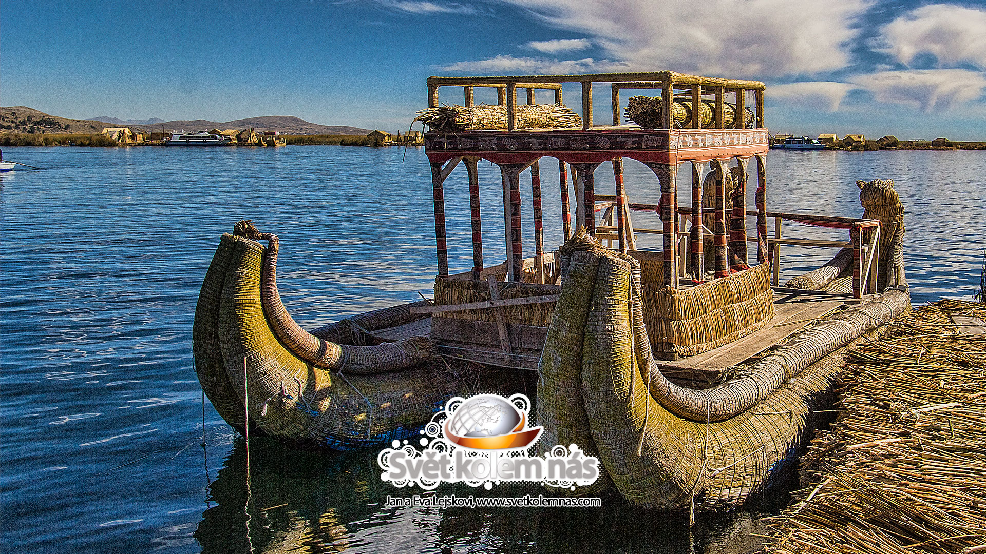Tapeta na plochu, Peru - Na jezeře Titicaca