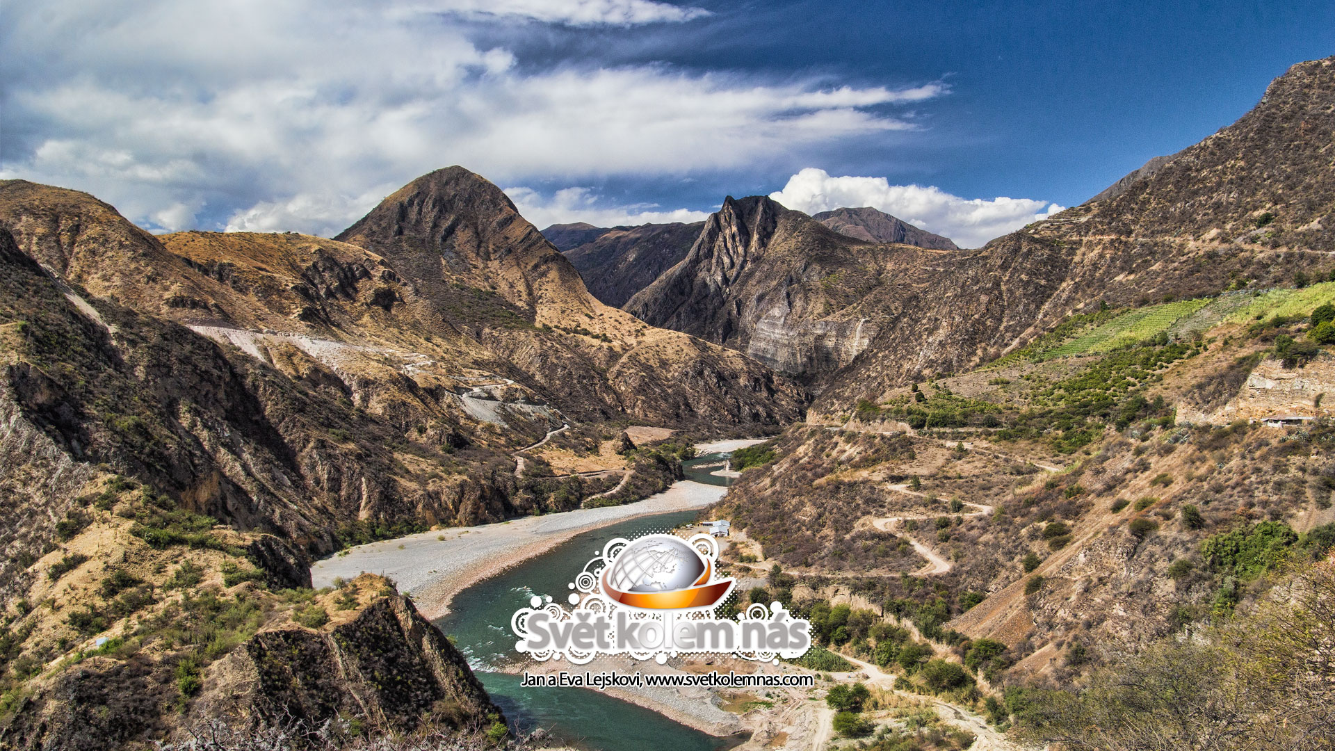 Tapeta na plochu, Peru - Údolí řeky Urubamby