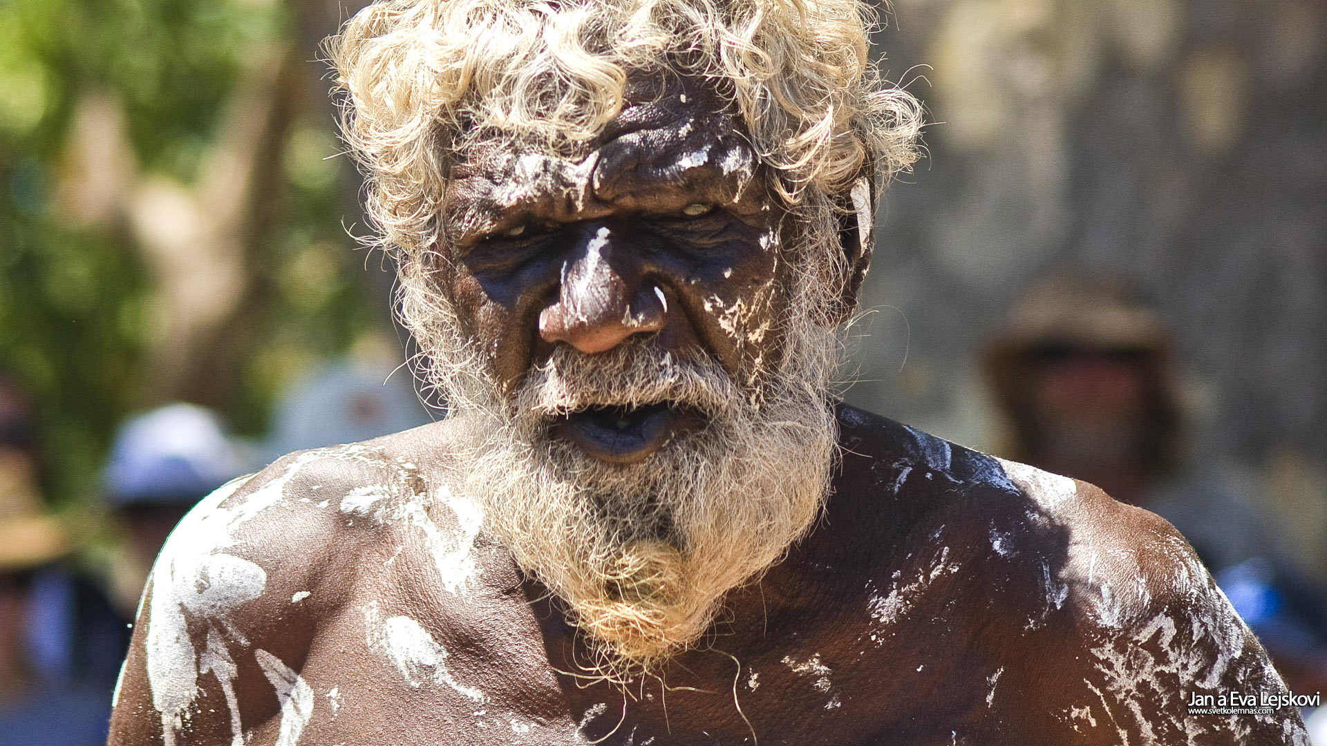Tapeta na plochu, Austrálie - Aboriginský muž
