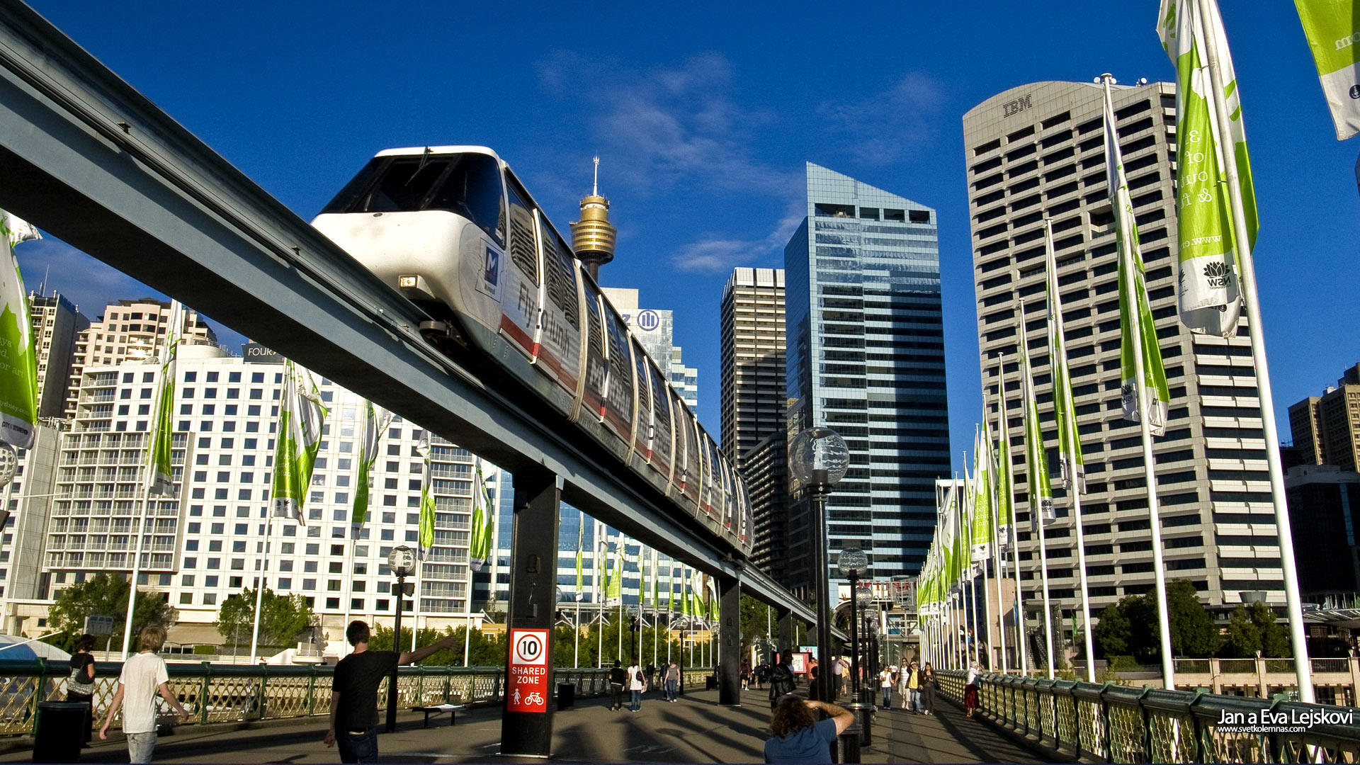 Tapeta na plochu, Austrálie - Sydney, monorail