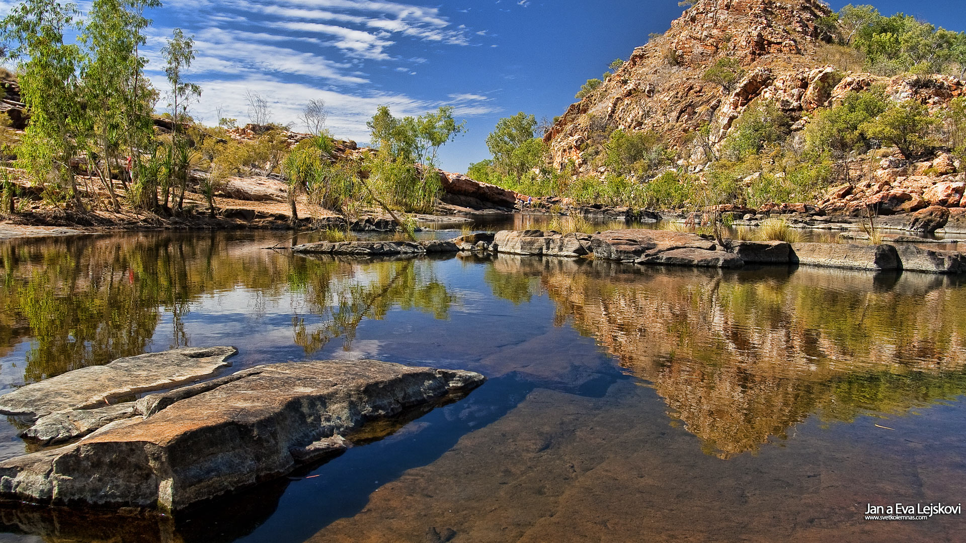 Tapeta na plochu, Austrálie - Windjana Gorge