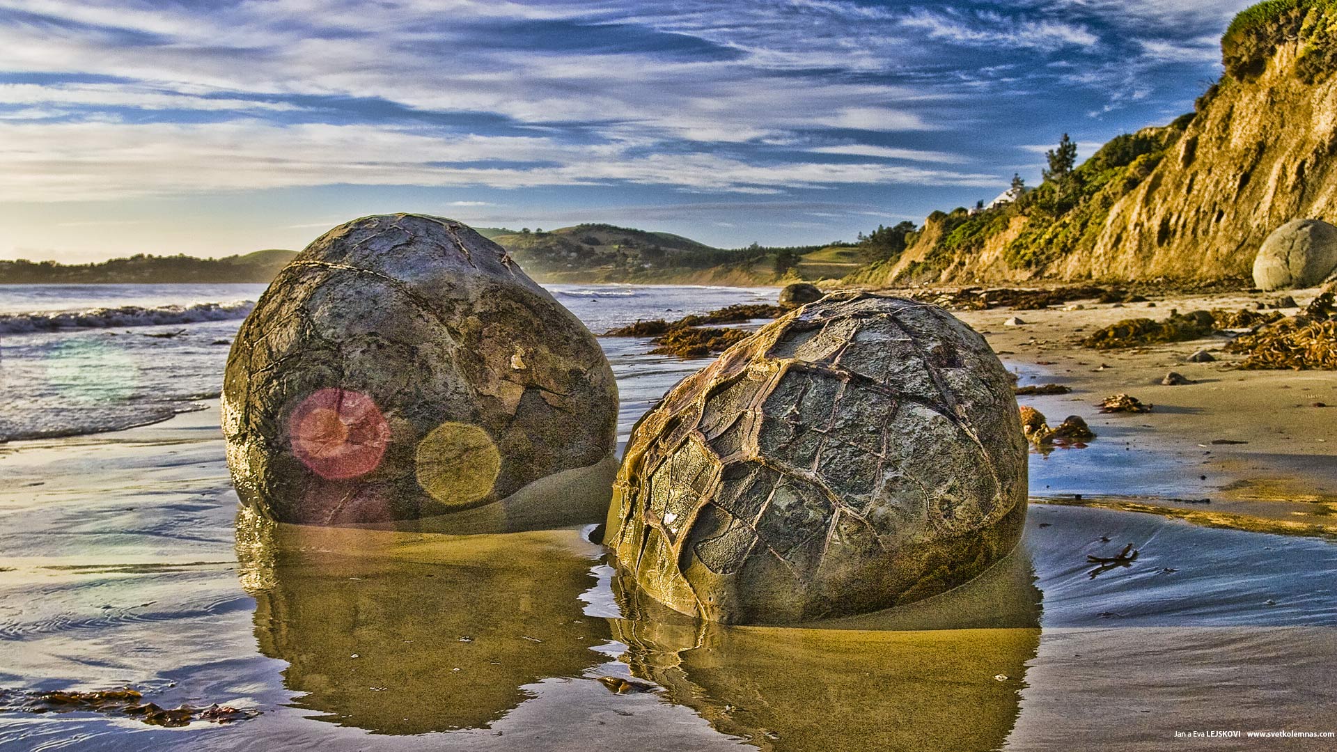 Nový Zéland, Moeraki Boulders
